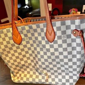 Louis Vuitton Damier Azure neo never full MM - not auth